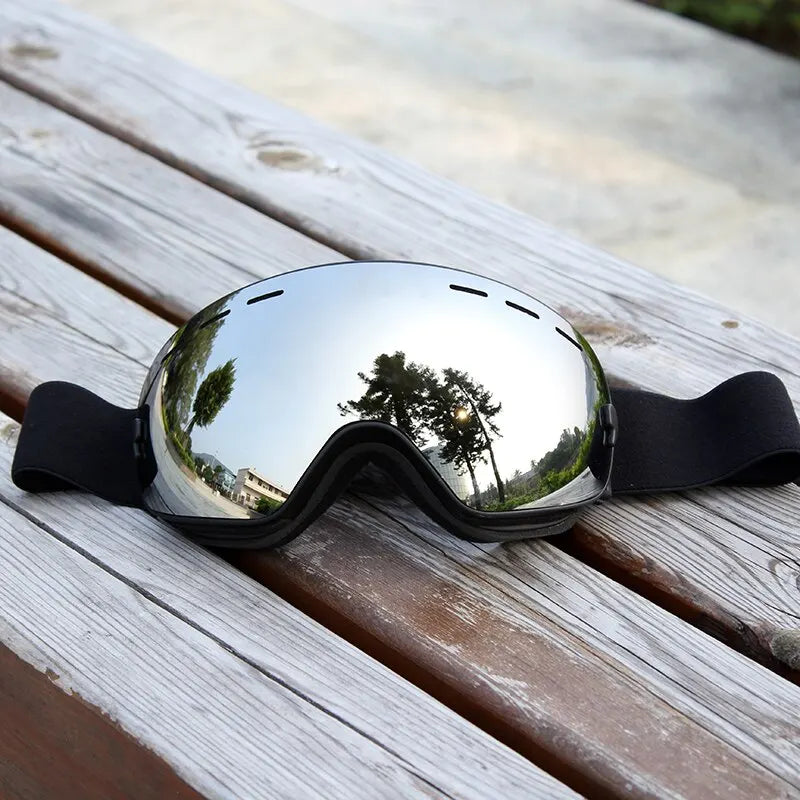 X-TIGER Double Layer, Anti-fog, UV Protection Ski Goggles.