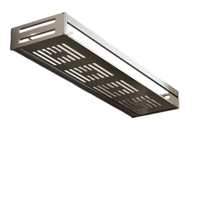 Aluminum Bathroom/Kitchen Shelf For Accessories With Towel Bar