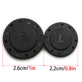 Invisible Magnet Buttons that can be sewed on to clothing.