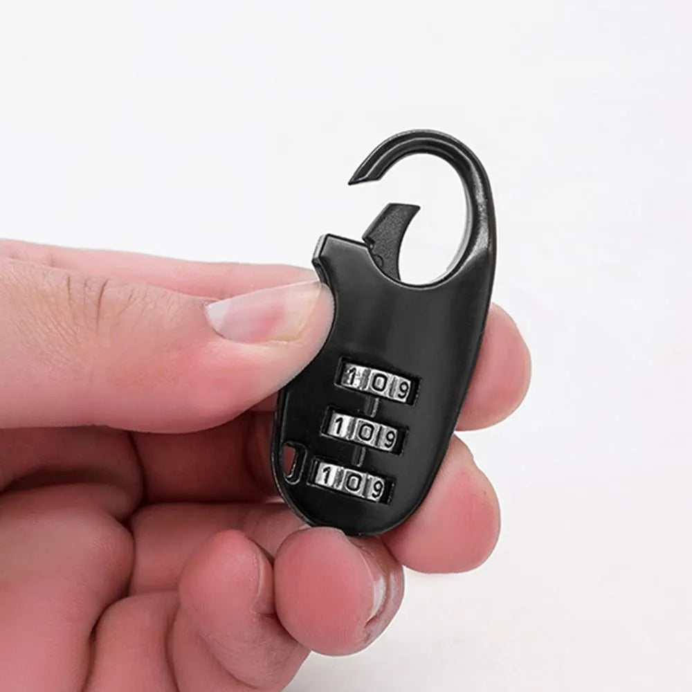 Anti-Theft Mini 3 Digit Combination Code Lock For Luggage