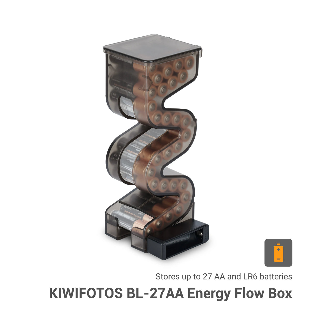 Battery Ladder Dispenser For 35 AAA Or 27 AA With Tester