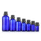 Refillable 5-100ML Blue Glass Bottle With Dropper For Liquid Essential Oils