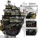 3D Metal Puzzle Model Of The Queen Anne's Revenge Pirate Ship