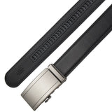Men's Leather Belt With Automatic Buckle