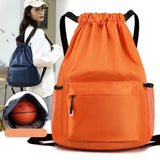 Outdoor Double Shoulder Waterproof Rucksack With Drawstring