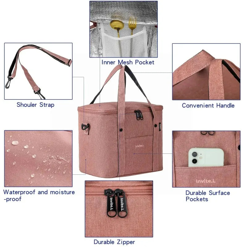 Insulated Lunch Bag For Men And Women