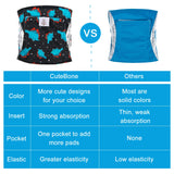 (3pcs per pack) Washable Male Dog Diaper With Belly Band