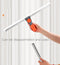 Silicone Magic Broom With Wiper For Floors Or Glass With 82-125 Extension and 180 Degree Swivel