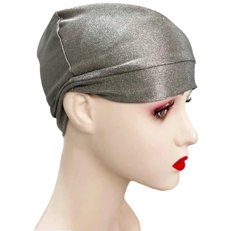 100% Silver Fiber Electromagnetic Wave Protection Beanies For Men And Women