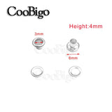 100/Set Metal Eyelet Grommet Rings Sizes 2mm 3mm 4mm 5mm 6mm 8mm 10mm 12mm 14mm 17mm