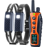 3280FT Dual Battery Display Dog Training Shock Collar With Beep Vibration Or Shock Mode