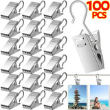 100/10PCS Multifunctional Photos/Curtain/Decoration Clips With Hook