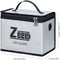 Zeee Lipo Fireproof Safe Battery Bag With Pouches For Multiple Battery Storage.