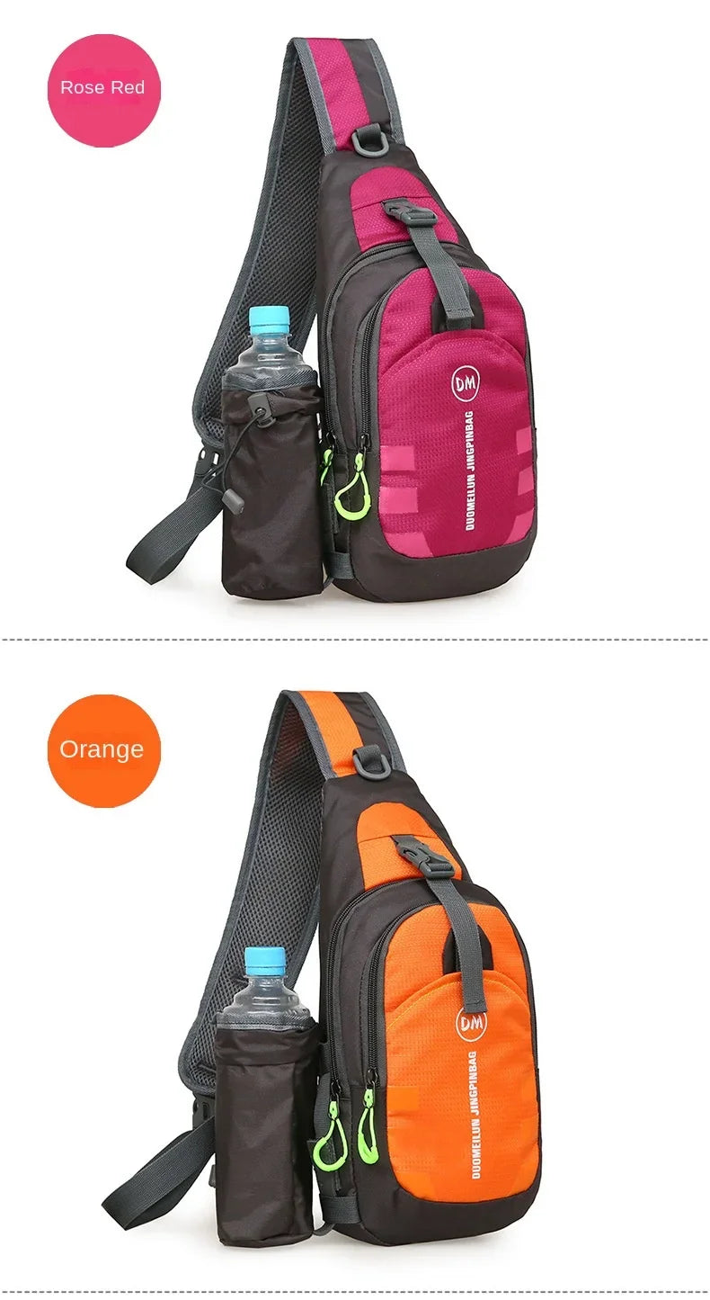 Fashion Men Women Handbag Sport Belt Waist Pack Pouch Shoulder Bag Water Bottle Holder Bag for Running Jogging Hiking
