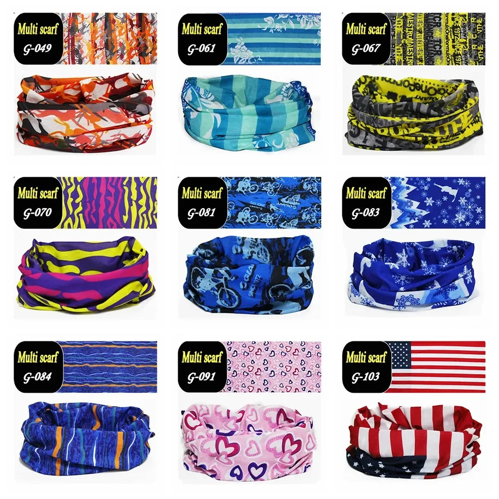 Men Or Women's Head Face Neck Tube Bandana Scarf