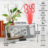 LED/USB Digital Desktop 2 Function Alarm Clock With Time Projector.