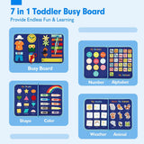 Montessori Toddler Busy Board For Educational Activity Motor Skills