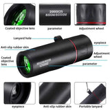 2000x25 HD Monocular Mini Telescope