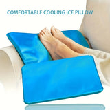Blue Hand Wash Gel Ice Pack Cushion For Cooling Or Neck Support