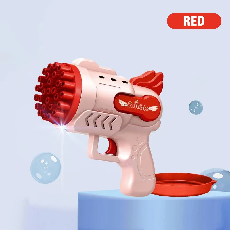 Rechargeable 29 Holes Bubble Gun