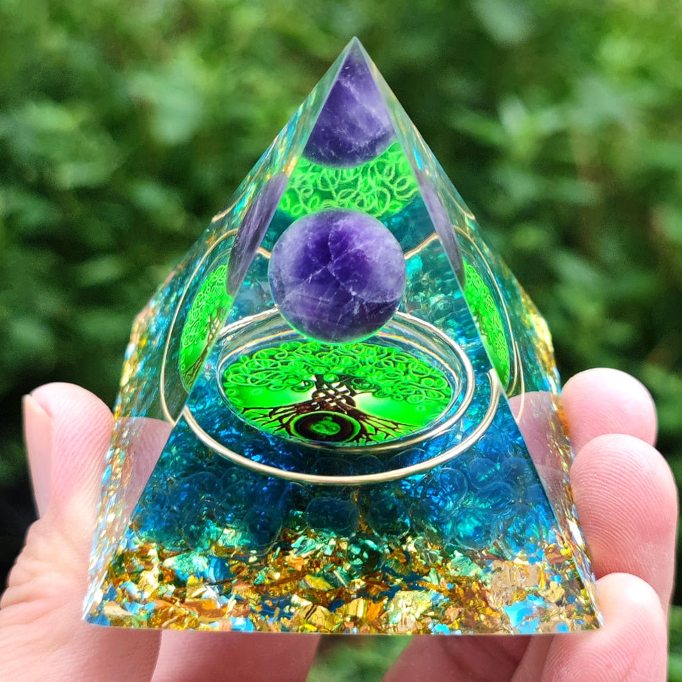 Energy Generator Orgone Pyramid For Meditaion.