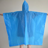 Hooded Poncho Style Raincoat