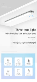 Rechargeable, LED Motion Sensor Night Light. Magnetic for Light Under Kitchen Cabinet Or Closet.
