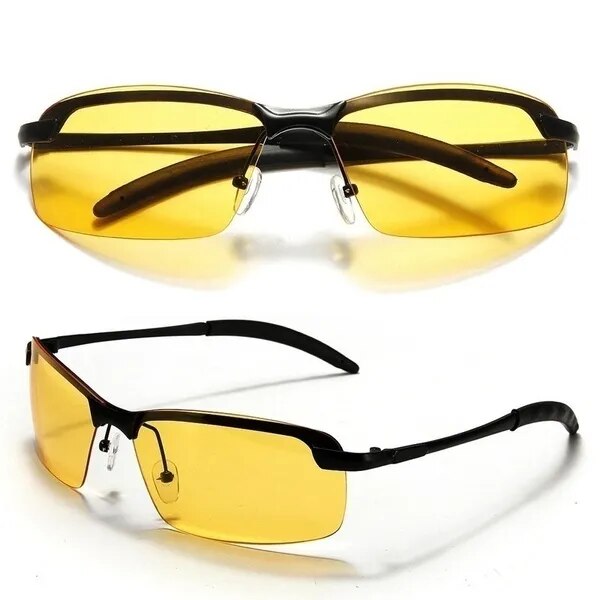 Polarized UV Yellow Night Vision Driving Glasses.