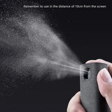 2in1 Microfiber Screen Cleaner Spray Bottle Set For Phones, Glasses Or Laptops