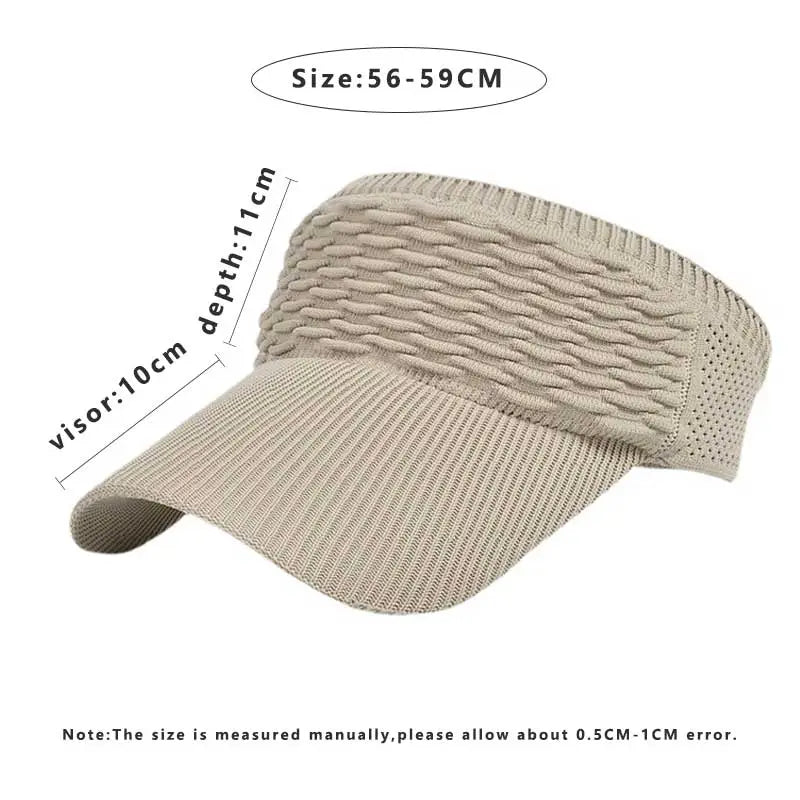 Elastic Fabric Sports Sun Cap