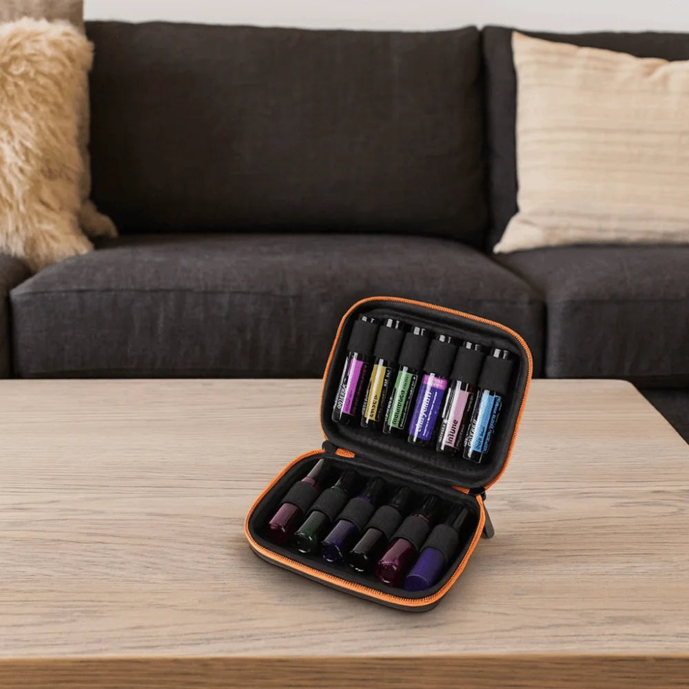 12 Slots 10ML Capacity Essential Oil Padded Case
