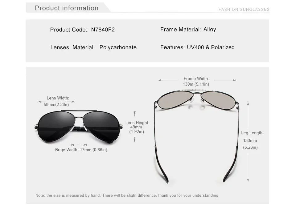 Men's KINGSEVEN Polarized UV400 Sunglasses