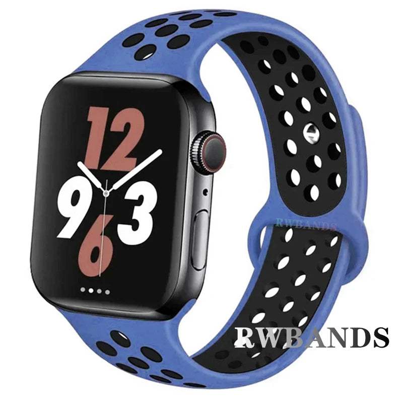 Sport Strap for Apple Watch Band 46mm 44mm 40mm 42-38-41mm 45mm  Series 10 9 8 7 6 SE 5 3 Ultra 2 49mm