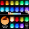 RGB Remote Control Touch Dimmable Lamp with13 Color Changing Night Light. USB rechargeable.