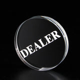 Texas Holdem Crystal DEALER Poker Chips