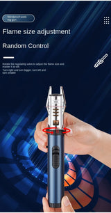 Metal Outdoor Windproof Butane 360° Lightsaber