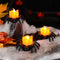 LED/Battery Halloween Plastic Spider Candle Light Decoration.