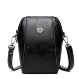 Single Shoulder Leather Crossbody Bag