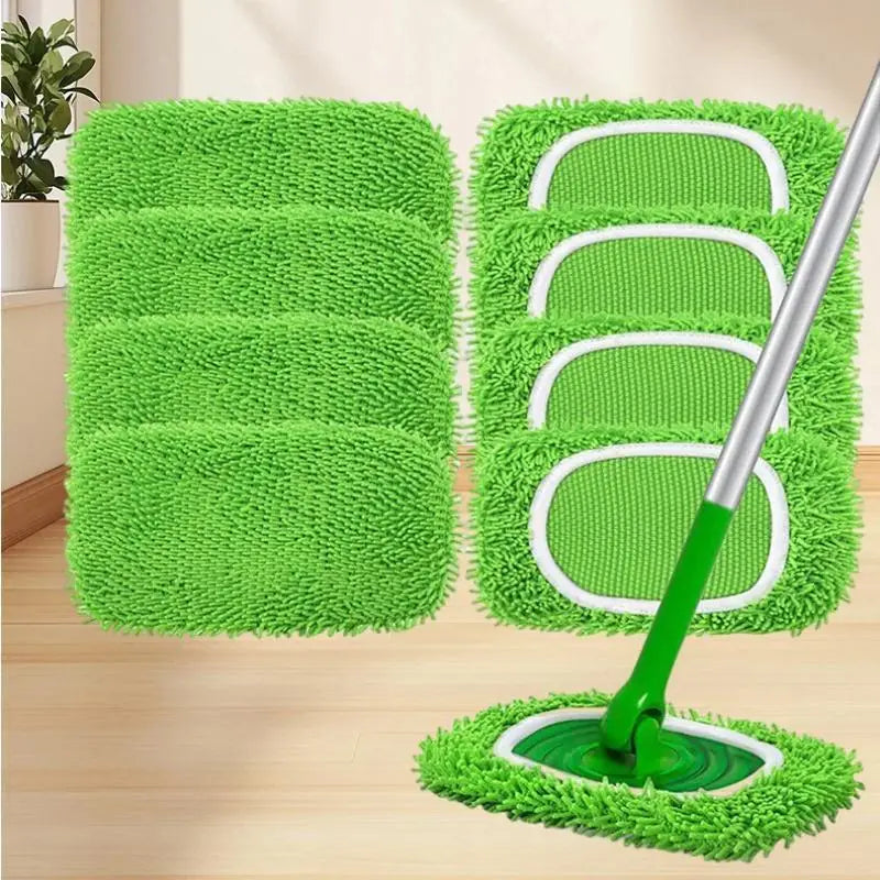 4Pcs Reusable Replacement Ultra-fine Fiber Mop Cover
