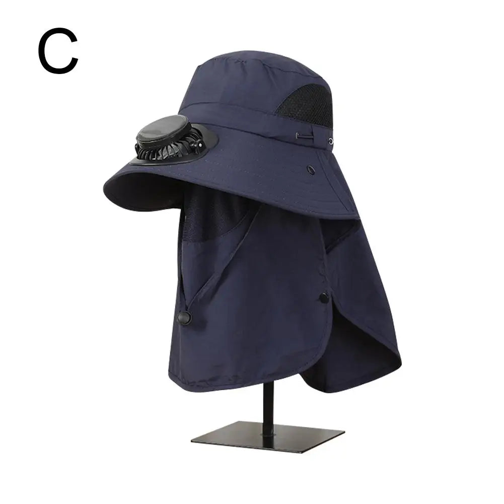 Solar Charging Fan Hat