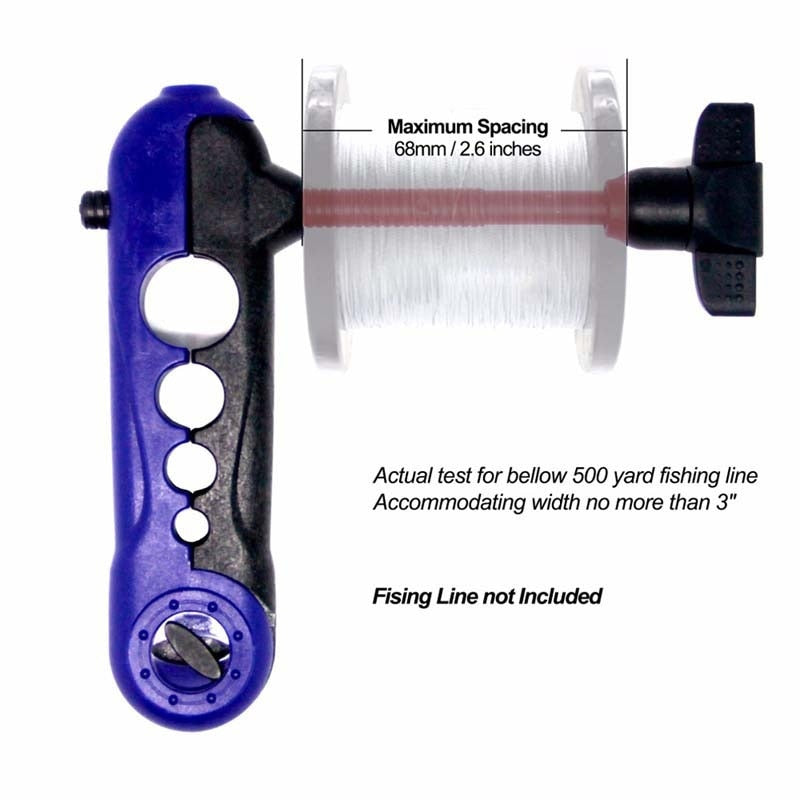 Portable Fishing Line Winder.