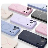 Magnetic Soft Cover Wireless Charge Liquid Silicon Case for iPhone 17 Pro Max 17Air 17Pro 17Pro Max
