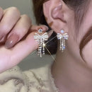 Women's Fashion Zircon Christmas Earrings.