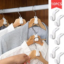 Multi-function Wardrobe Space-saving Plastic Hanger Hooks.