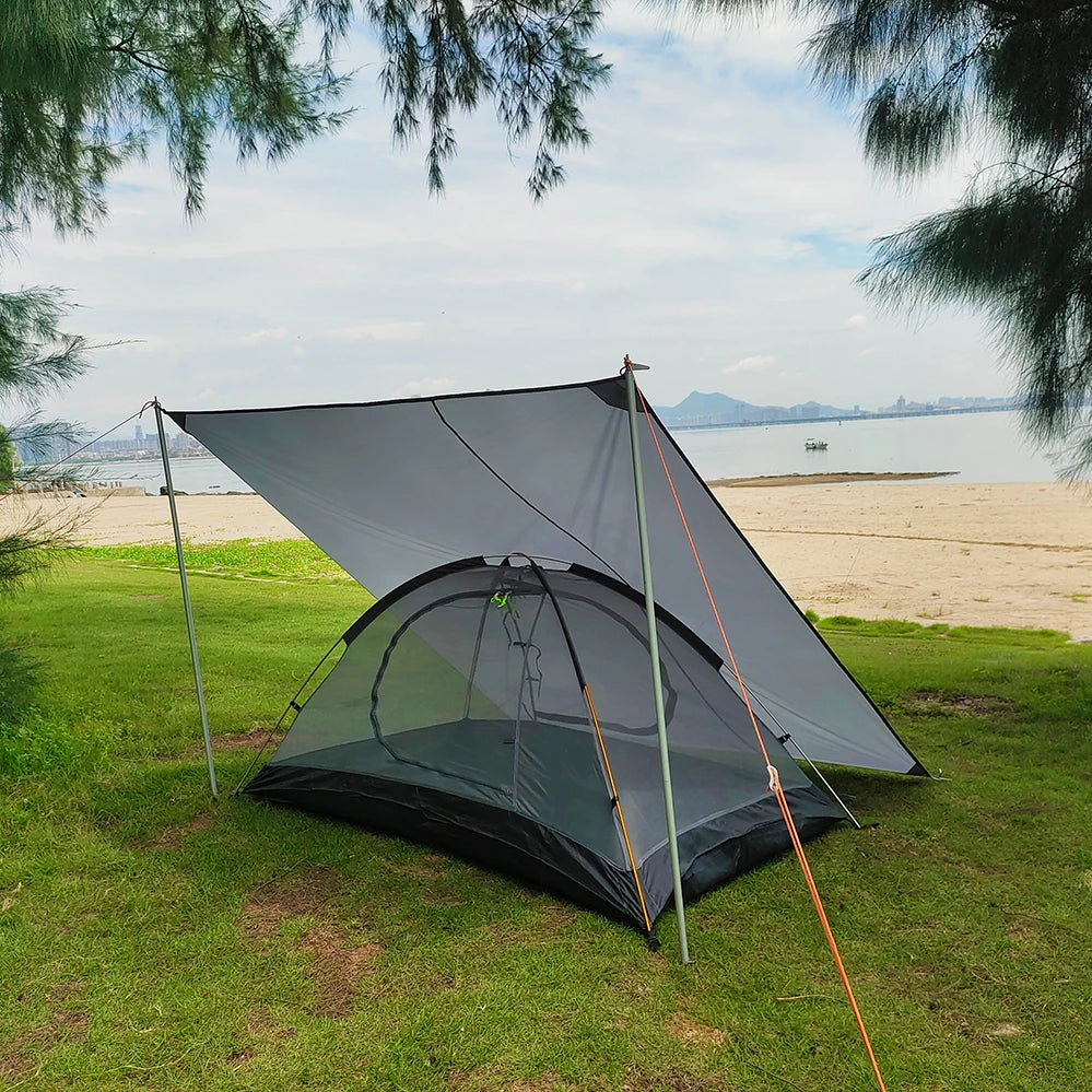 Ultralight Pocket Size Waterproof Tent Ground Sheet With Stakes