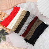 Women Or Men's Half Finger Soft Warm Wool Gloves