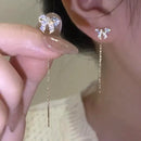 Women's Fashion Zircon Christmas Earrings.