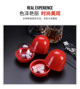 5pc Enclosed Dice Cup
