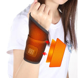 Heated Wristband Support Brace For Pain Relief Therapy.