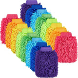5PCS Double-sided Microfiber Washable Cleaning Mitt